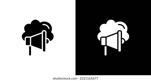 Cloud Marketing icon Flat fill set collection