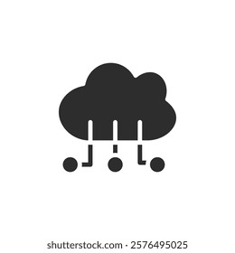 Cloud Marketing icon web design in vector