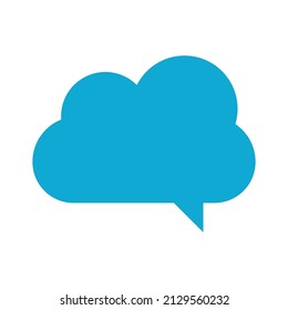 

cloud message Vector icon which is suitable for commercial work and easily modify or edit it

