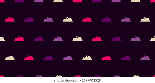 Cloud Minimalist Seamless Pattern Design. Cloud Background