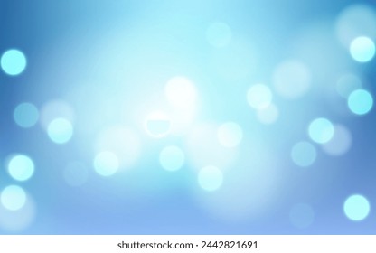 Cloud and Mist bokeh soft light abstract background, Vector eps 10 illustration bokeh particles, Background decoration