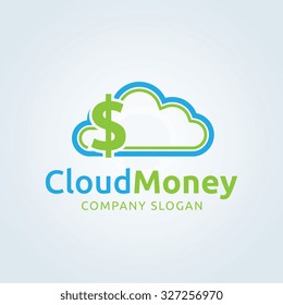 Cloud Money Logo Template