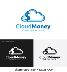 Cloud Money Logo Template