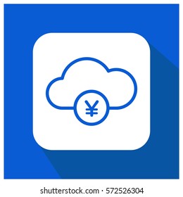 Cloud money vector icon
