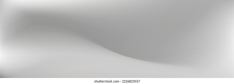 Cloud Monochrom Cloudy Fluid Curve Gradient Mesh. Liquid Smog Silver Water Flow Gradient Background. Sky Blurry White Pastel Gray Grey Blurry Texture. Smoke Metal Wavy Light Smooth Weather Wallpaper.