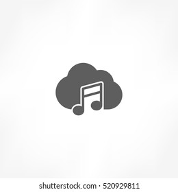 cloud music icon