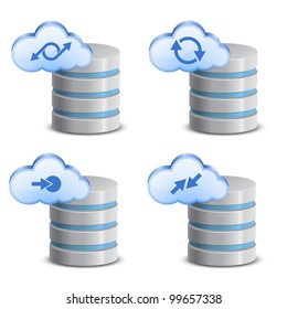 Cloud network backup. On-line backup service