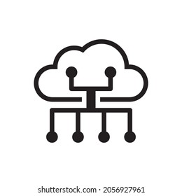  Cloud Network Icon - Cloud Connected Icon