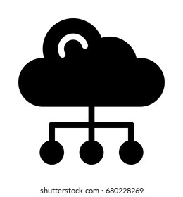 Cloud Networking Icon