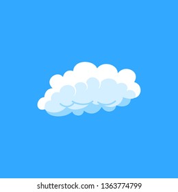 Cloud On Blue Background 