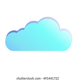 Cloud on transparent