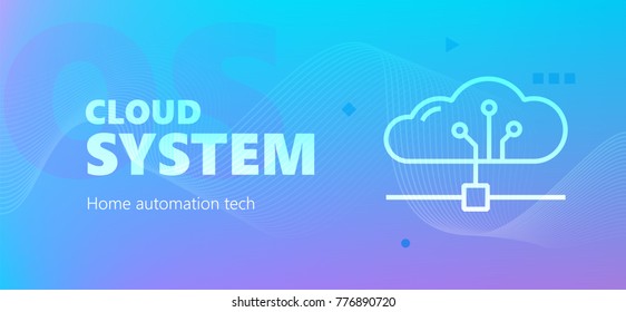 Cloud operating system emblem