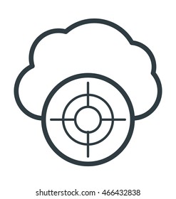 Cloud Optimization Vector Icon