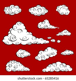 Cloud Oriental Cartoon