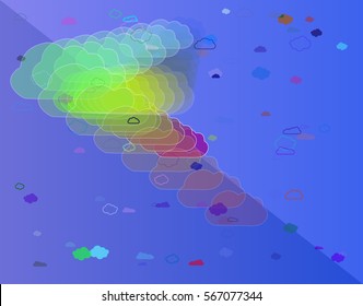 cloud pattern art