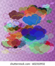 cloud pattern art
