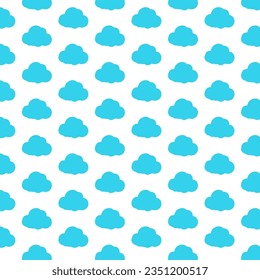 Cloud pattern background, used to make gift wrapping paper, tablecloths or others.