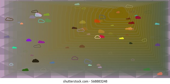 cloud pattern design