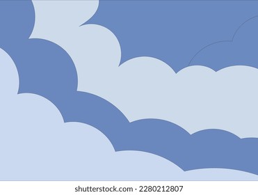 cloud pattern modern art background for advertisement banner website cover notebook package design landing page vector eps.