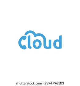 Cloud Phone logo icon vector template.eps
