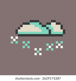 cloud pixel art for your needs