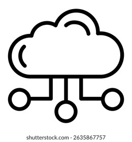 Elemento De Ícone De Plataforma De Nuvem Para Design