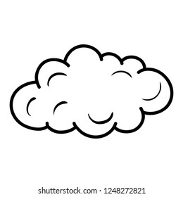 cloud pop art style