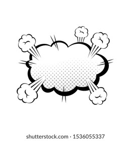 Cartoon Vector Explosion Comic Speech Bubble Stock Vector (Royalty Free ...