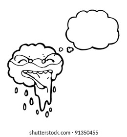 cloud pouring out rainwater cartoon