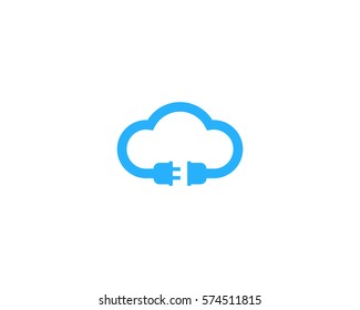 Cloud Power Energy Logo Design Element