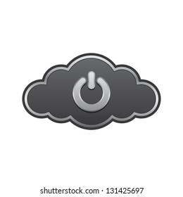 Cloud with Power Icon