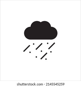 símbolo del vector de icono de precipitación