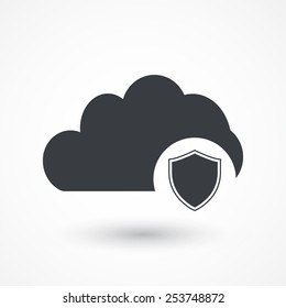 Cloud Protection Icon