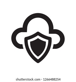 CLOUD PROTECTION ICON CONCEPT