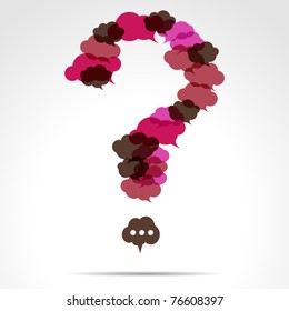Cloud question mark