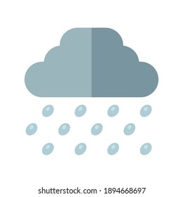 Cloud with rain design, Weather sky nature climate cloudy season and meteorology theme Vector illustration