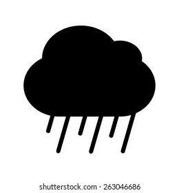 Cloud rain icon