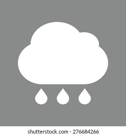 Cloud rain icon