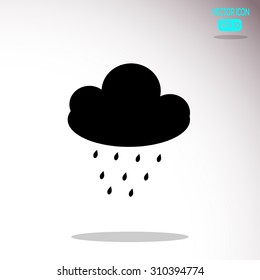 cloud rain icon