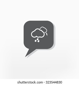 cloud rain icon