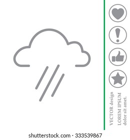 cloud rain icon