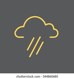 cloud rain icon