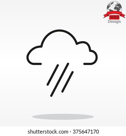 cloud rain icon