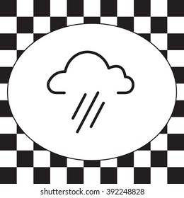 cloud rain icon