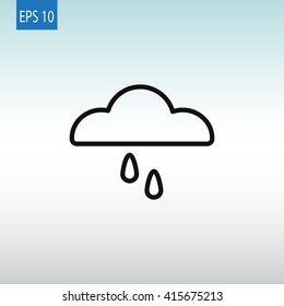 Cloud rain Icon
