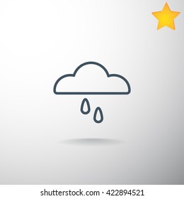 Cloud rain Icon