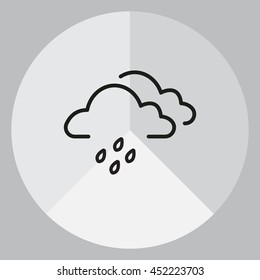 Cloud & rain icon