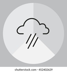 cloud rain icon
