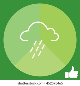 cloud rain icon