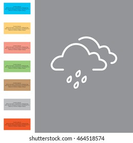Cloud & rain icon